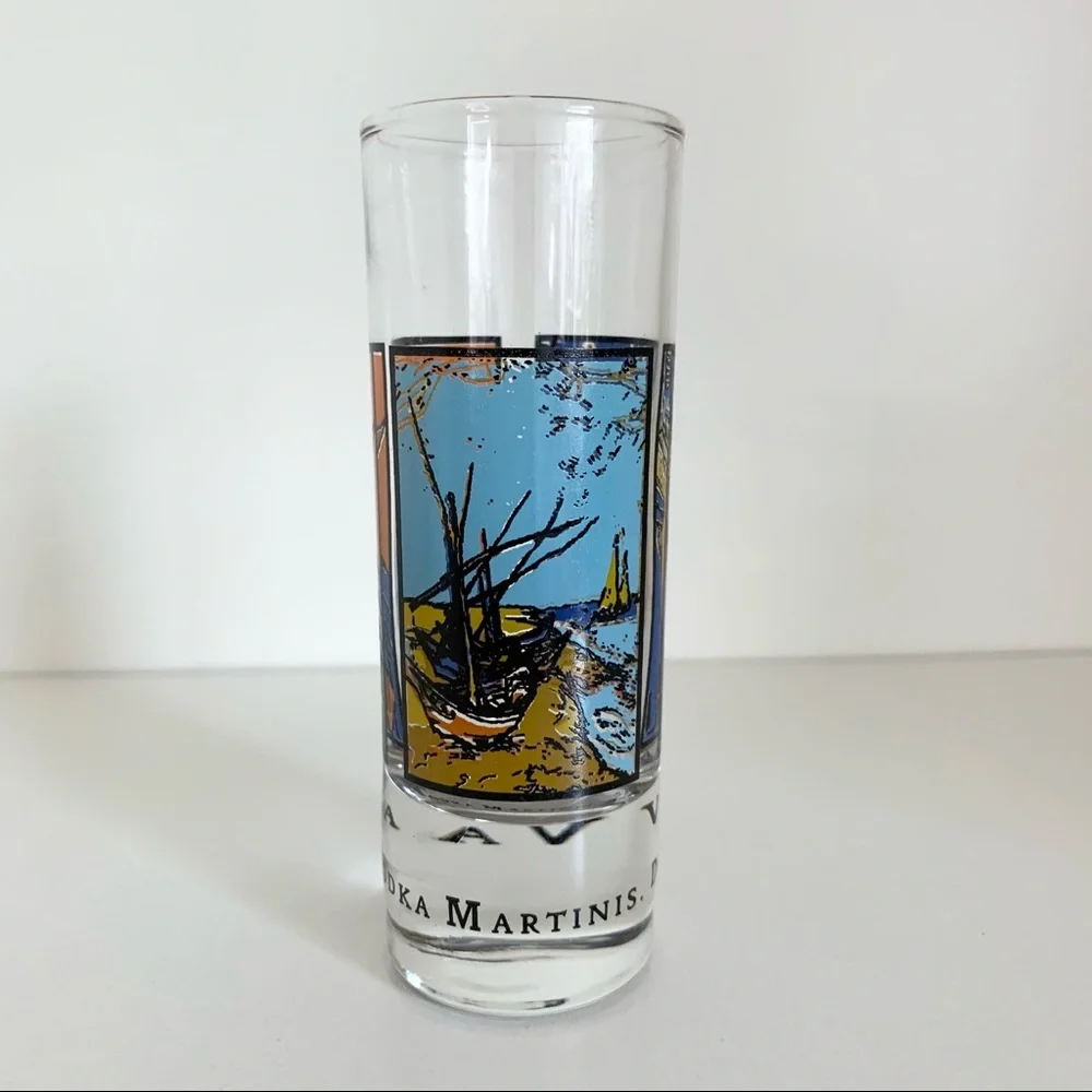 NWOT Van Gogh vodka shot glass